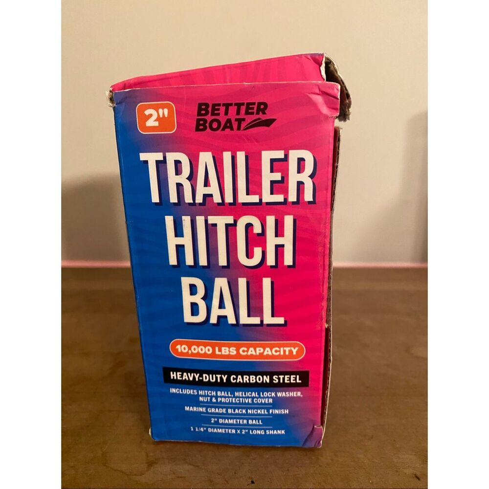 Better Boat 2 inch trailer hitch ball carbon steel
